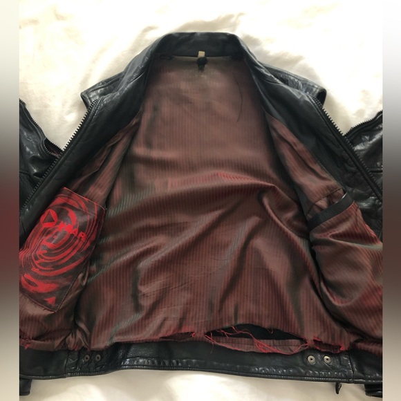 Collectable Genuine leather jacket with detachable arms sleeves Cirque du Soleil - Picture 4 of 7